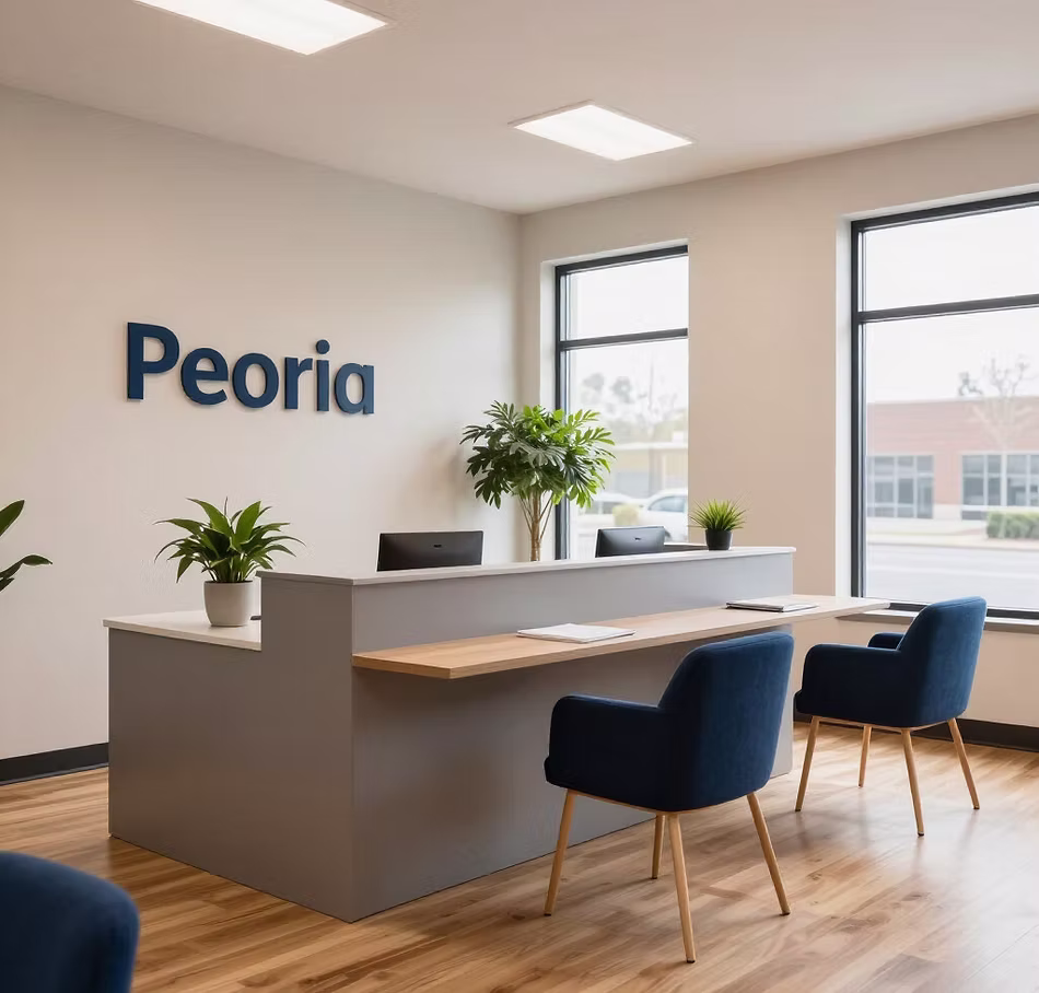 Blue Peak Insurance Agency office in Peoria, IL